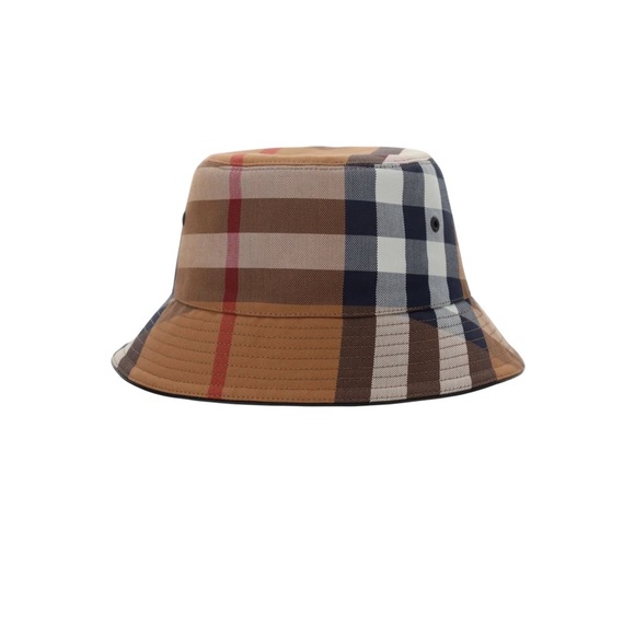 NWT! Burberry Giant Check Cotton Canvas Bucket Hat (M) - Picture 2 of 5